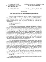 Kế hoạch công tác tuyên truyền, phổ biến, giáo dục pháp luật năm 2014