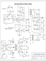 bản vẽ đồ án điện tử công suất hệ thống băm điên áp một chiều