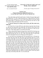 Hướng dẫn công tác tham gia xây dựng chính quyền của Ủy ban Mặt trận Tổ quốc Việt Nam các cấp năm 2014