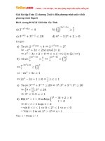 giai bai tap toan 12 chuong 2 bai 6 bat phuong trinh mu va bat phuong trinh logarit