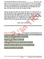 Tiếp Tuyến Của Đồ Thị Hàm Số