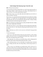 giai bai tap sgk sinh hoc lop 12 bai 28