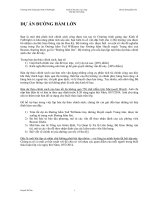 Câu hỏi Tình huống 7. Dự án Đường hầm lớn