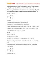 giai bai tap trang 45 46 47 sgk giai tich lop 12 on tap chuong 1 ung dung dao ham de khao sat va ve do thi cua ham so