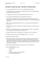 Ghi chú Bài giảng 3. Thu nhập và Chi tiêu