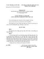 Nghị quyết của Ủy ban Thường vụ Quốc hội ban hành Quy chế tổ chức và hoạt động của Đoàn Hội thẩm