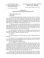 Kế hoạch công tác phổ biến, giáo dục pháp luật năm 2012