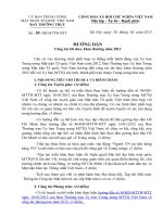 Hướng dẫn công tác thi đua, khen thưởng năm 2012