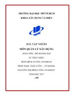 bai tap quan ly du an