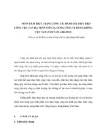 Phân tích thực trạng công tác đánh giá thực hiện công việc cán bộ, nhân viên tại tổng công ty hàng không việt nam (vietnam airlines) 