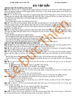 PHƯƠNG PHÁP GIẢI bài tập về cơ CHẾ NGUYÊN PHÂN   GIẢM PHÂN