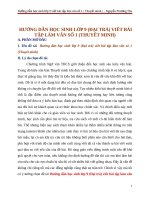 Sáng kiến kinh nghiệm hướng dẫn viết văn lớp 9