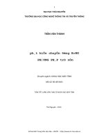 Phát hiện chuyển động bằng phương pháp trừ nền 