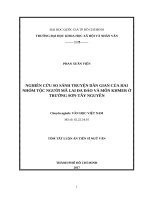 Nghiên cứu so sánh truyện dân gian của hai nhóm tộc người mã lai đa đảo và môn khmer ở trường sơn tây nguyên tt 
