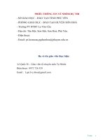 GIÁO án LIÊN môn TÍCH hợp môn TOÁN 8 tên bài dạy LUYỆN tập GIẢI bài TOÁN BẰNG CÁCH lập PHƯƠNG TRÌNH 