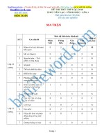 Đề thi thử THPT 2018 môn Toán Trường THPT Yên Lạc Vĩnh Phúc File word Có ma trận Có lời giải chi tiết