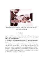 Phân tích thực trạng tuyển dụng tại  NGÂN HÀNG TMCP HÀNG hải VIỆT NAM  MARITME BANK 