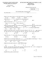 Đề thi thử môn Toán 2018 THPT Quốc Gia trường THPT Lục Ngạn 1 – Bắc Giang 