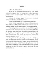 Đánh giá chính sách cải cách TTHC từ thực tiễn thành phố quảng ngãi, tỉnh quảng ngãi (tt)