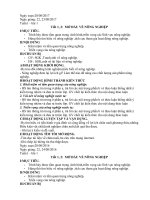 Giáo án vnen công nghệ 7 hay, đầy đủ, chi tiết