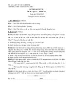 de thi hk2 mon vat ly lop 10 truong thpt tran hung dao tphcm nam 2016 2017