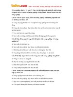 trac nghiem dia ly 10 bai 27 vai tro dac diem cac nhan to anh huong toi phat trien va phan bo nong nghiep