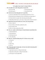 trac nghiem ngu van lop 11 co dap an phan 3