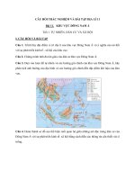cau hoi trac nghiem va bai tap dia ly 11 khu vuc dong nam a tiet 1