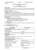 Tuần 17 giáo án lớp 5 soạn theo định hướng phát triển năng lực học sinh