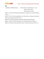 bo de thi hoc ki 2 mon lich su lop 7