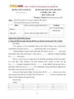 de thi chon hoc sinh gioi mon tieng anh lop 9 truong thcs tam hung ha noi nam hoc 2015 2016