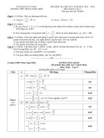 de thi hoc ki 1 mon toan lop 11 nam 2015 2016 truong thpt phan ngoc hien ca mau
