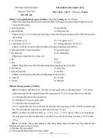 de thi hoc ki 1 mon vat ly lop 11 nam 2015 2016 truong thpt da phuc ha noi