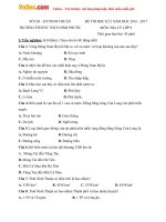 de thi hk2 mon dia ly lop 9 truong thcs ninh phuoc ninh thuan nam hoc 2016 2017