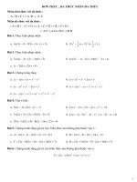 cac dang bai tap toan lop 8