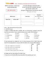 de thi chon hoc sinh gioi mon tieng anh lop 9 huyen son duong tuyen quang nam hoc 2015 2016