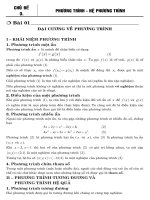 Bài tập phương trình và hệ phương trình có lời giải chi tiết – Nguyễn Phú Khánh, Huỳnh Đức Khánh