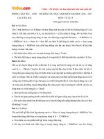 de thi hsg mon vat ly lop 8 phong gd dt tien hai thai binh nam hoc 2016 2017