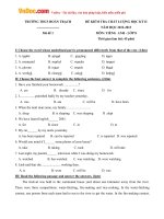 de thi hoc ky 2 mon tieng anh lop 8 truong thcs hoan trach quang binh nam hoc 2012 2013