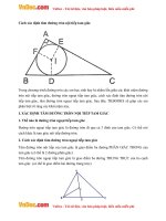 on tap toan lop 9 cach xac dinh tam duong tron noi tiep tam giac