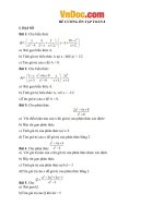 De cuong on tap hoc ki 2 mon toan lop 8 Dai so va hinh hoc