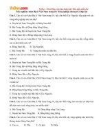 trac nghiem atlat dia li viet nam trang 18 nong nghiep chung co dap an