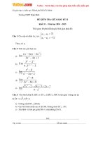 de thi giua hoc ki 2 mon toan lop 11 truong thpt hiep binh ho chi minh nam 2014 2015