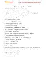 trac nghiem sinh hoc 10 bai 15