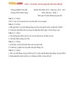 de thi hk2 mon sinh hoc lop 7 truong thcs binh giang kien giang nam hoc 2016 2017