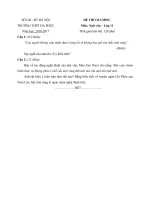 de thi olympic mon ngu van lop 11 truong thpt da phuc nam 2016 2017