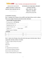 de thi chon hoc sinh gioi mon tieng anh lop 9 truong thcs thi tran my an dong thap nam hoc 2015 2016 de xuat