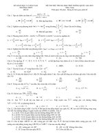 ĐÈ THI THỬ THQG 2018 THEO CẤU TRÚC MỚI NHẤT CỦA BỘ