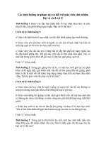 những tình huống sư phạm thường gặp và cách xử lý hay