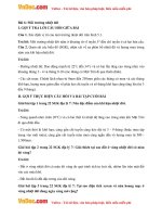 giai bai tap sgk dia ly lop 7 bai 6 moi truong nhiet doi